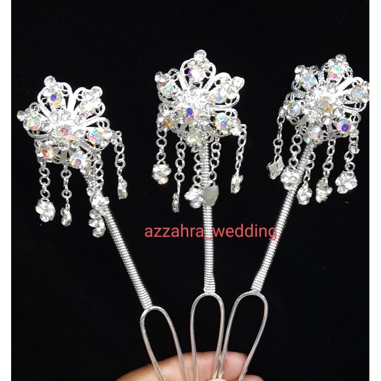 MENTUL DIAMOND TIRUAN KECIL/KEMBANG GOYANG PENGANTIN MODERN CANTIK