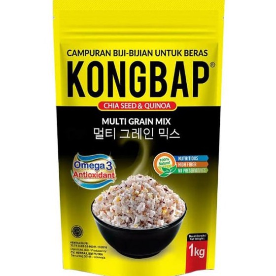 

Kongbap Multigrain Mix Chiaseed & Quinoa 1kg