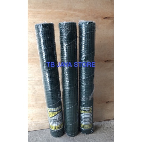 KAWAT LOKET PVC KAWAT RAM KAWAT AYAKAN KAWAT HIJAU 1/2 INCH X 90 (ROL)