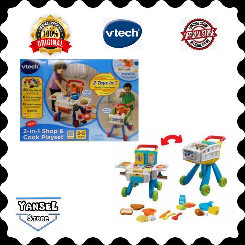 Vtech 2 in 1 shop and cook playset