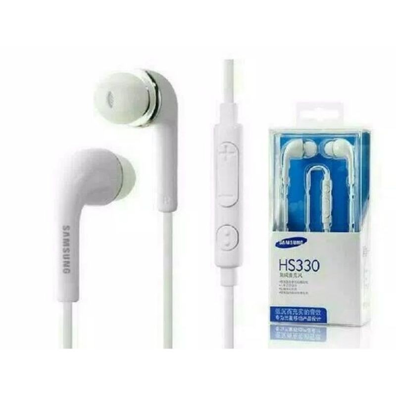 Handsfree Headset Earphone Samsung S4 Stereo HS330 Ori Packing Mika