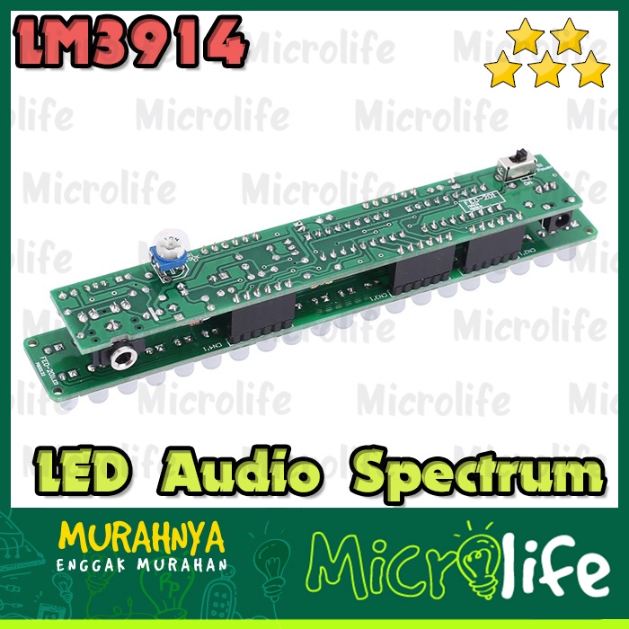 LM3914 LED Audio Spectrum Indicator DIY Kit