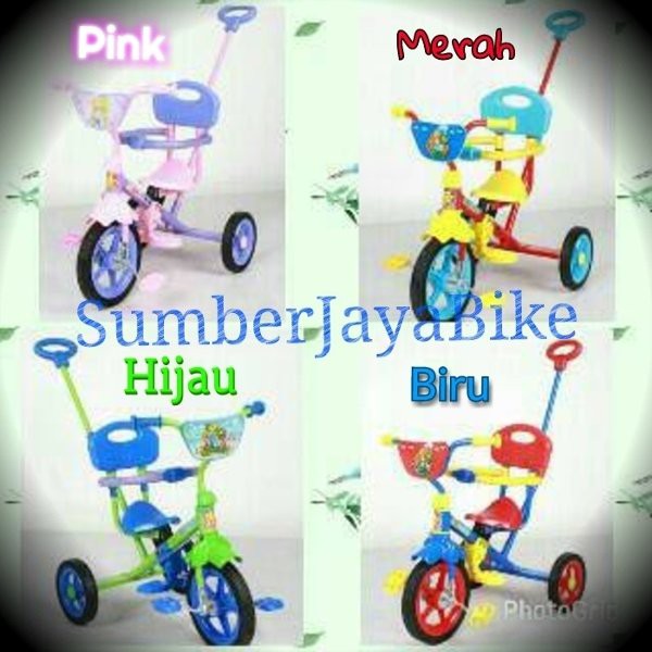 sepeda anak roda 3 dorongan jagaan