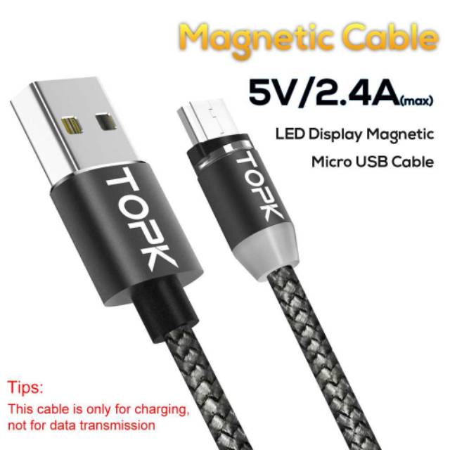 TOPK Kabel Charger Magnetic Micro USB - CS1711