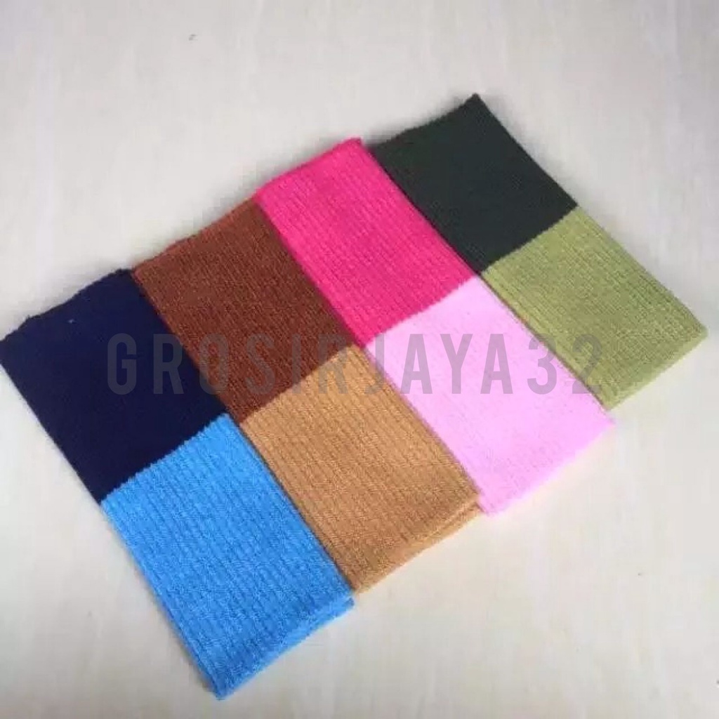 (GROSIRJAYA32) ciput rajut 2 warna - bandana rajut 2 warna - inner rajut 2 warna Murah berkualitas