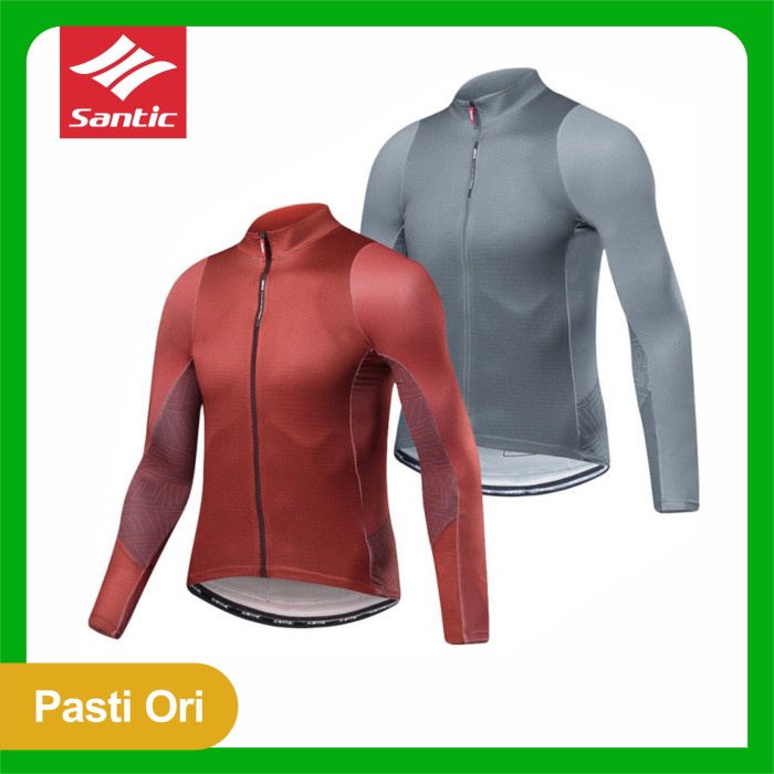 Jersey sepeda lengan panjang santic WM8C01100 jersey road bike panjang BEST SELLER
