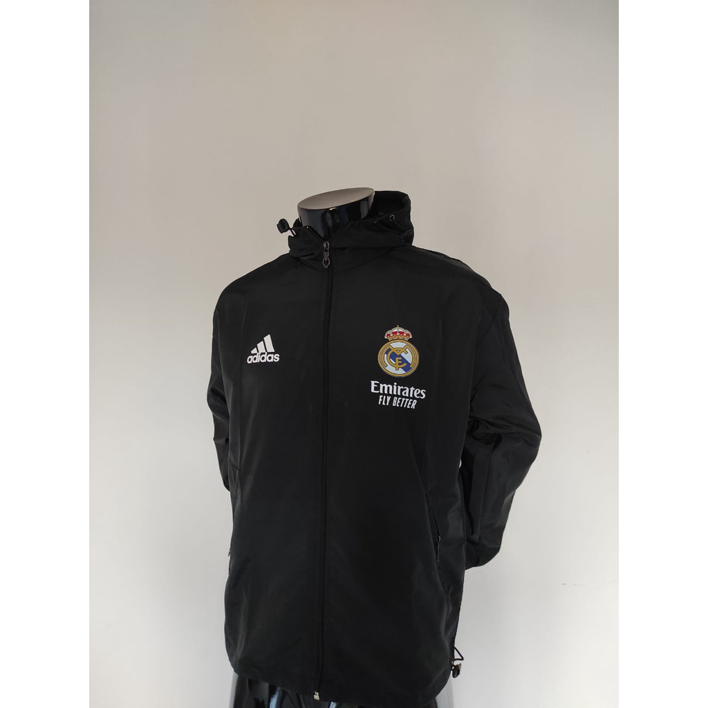 JAKET PARASUT TRAINING REAL MADRID