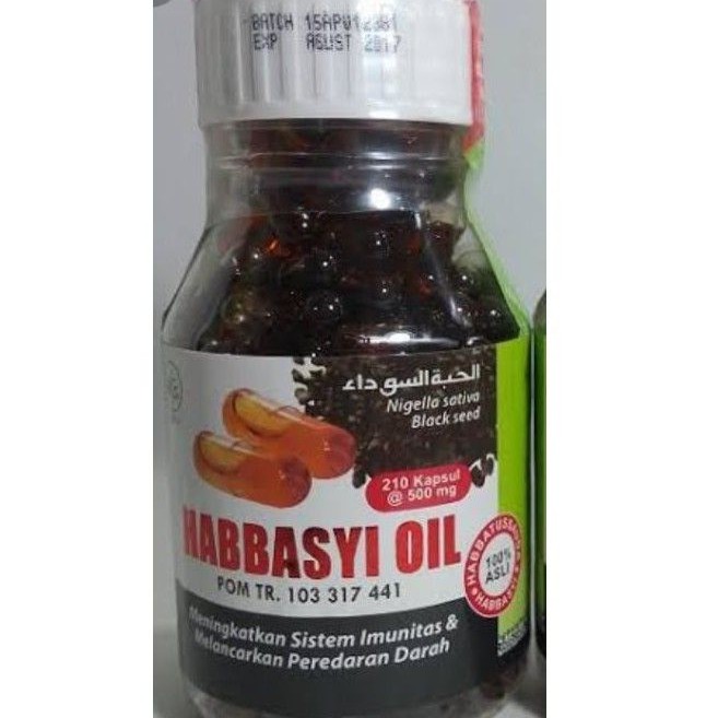 DISKON habatusauda habasyi oil ukuran besar isi 210 kapsul