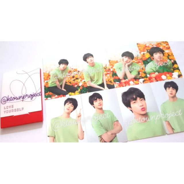 [SHARING] BTS LOVE YOURSELF LY JAPAN MINI PHOTOCARD PC JIN