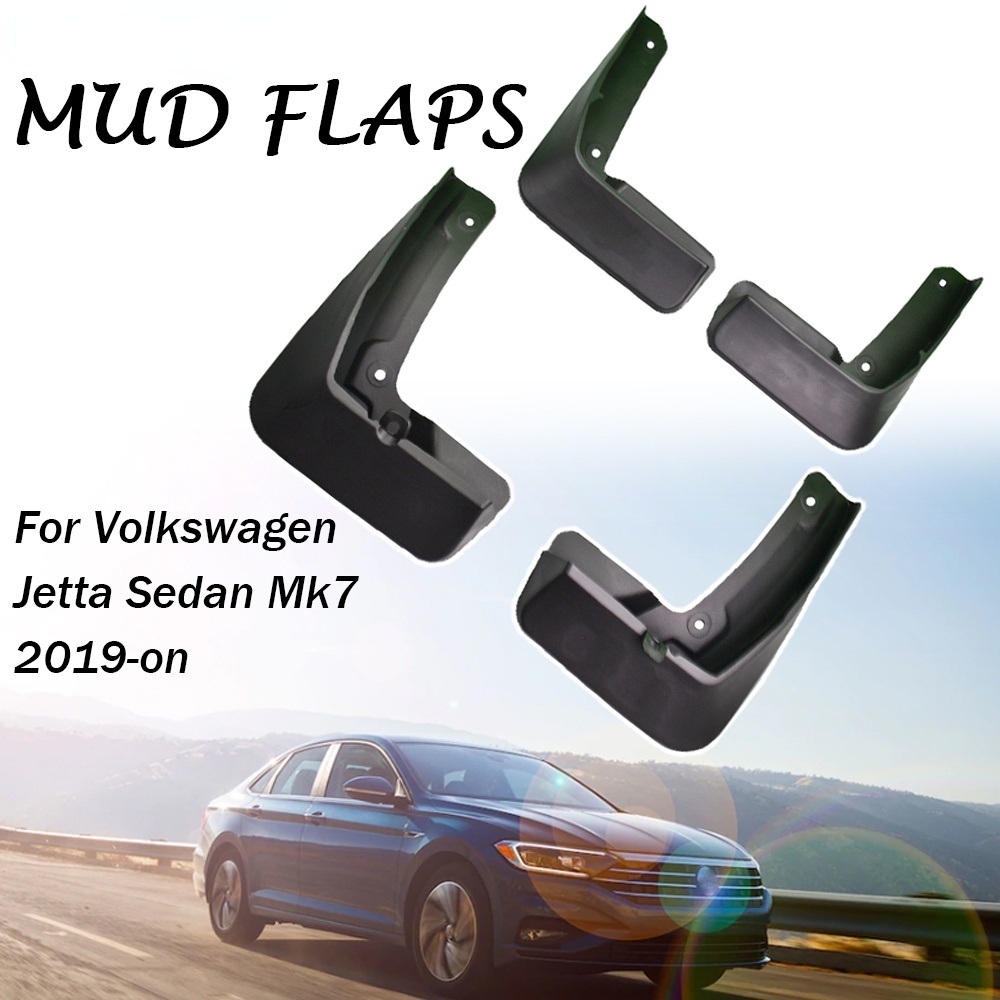 1 Set Mud Flap Pelindung Splash Untuk Volkswagen VW Jetta Sedan Mk7 2019 2020 2021 Fender