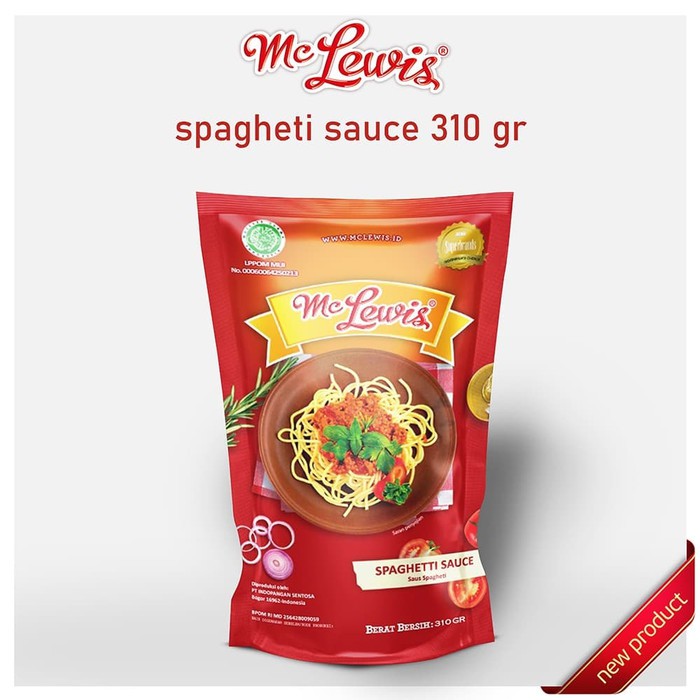 

Mc Lewis Spaghetti Bolognese Sauce 310gr – Saus Spagheti