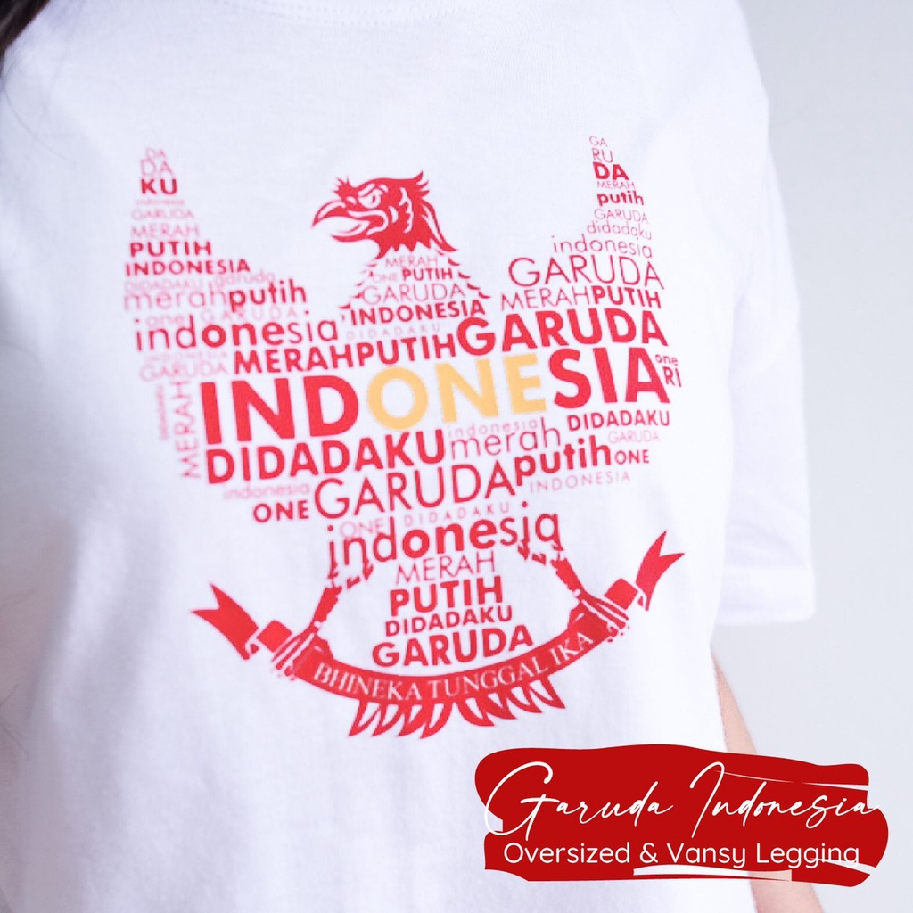 BAJU OVERSIZE CROP GARUDA INDONESIA LEGGING VANSY MERAH PUTIH SETELAN SENAM WANITA-6