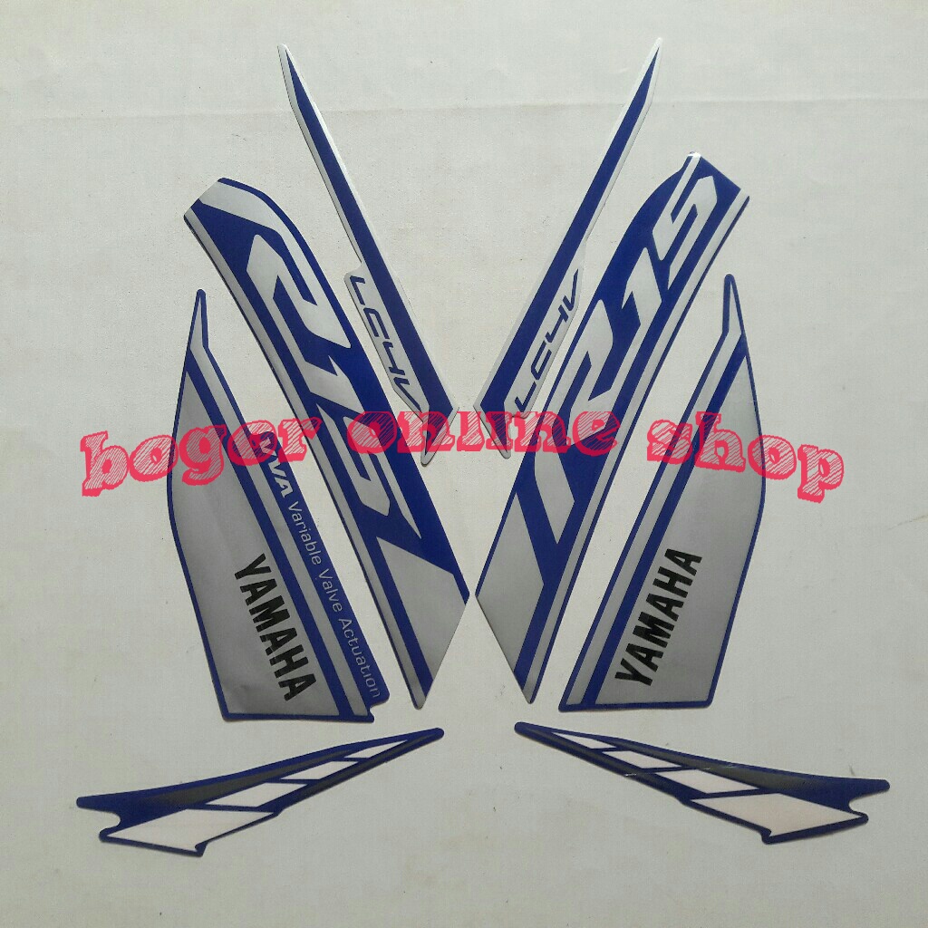 stiker motor r15 v3 2017 biru