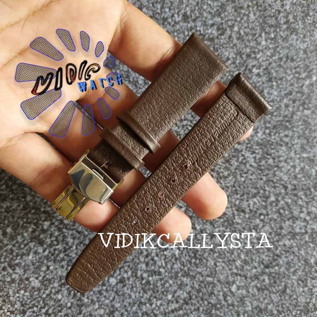 Tali jam tangan Kulit asli leather strap seiko Rolex 20mm