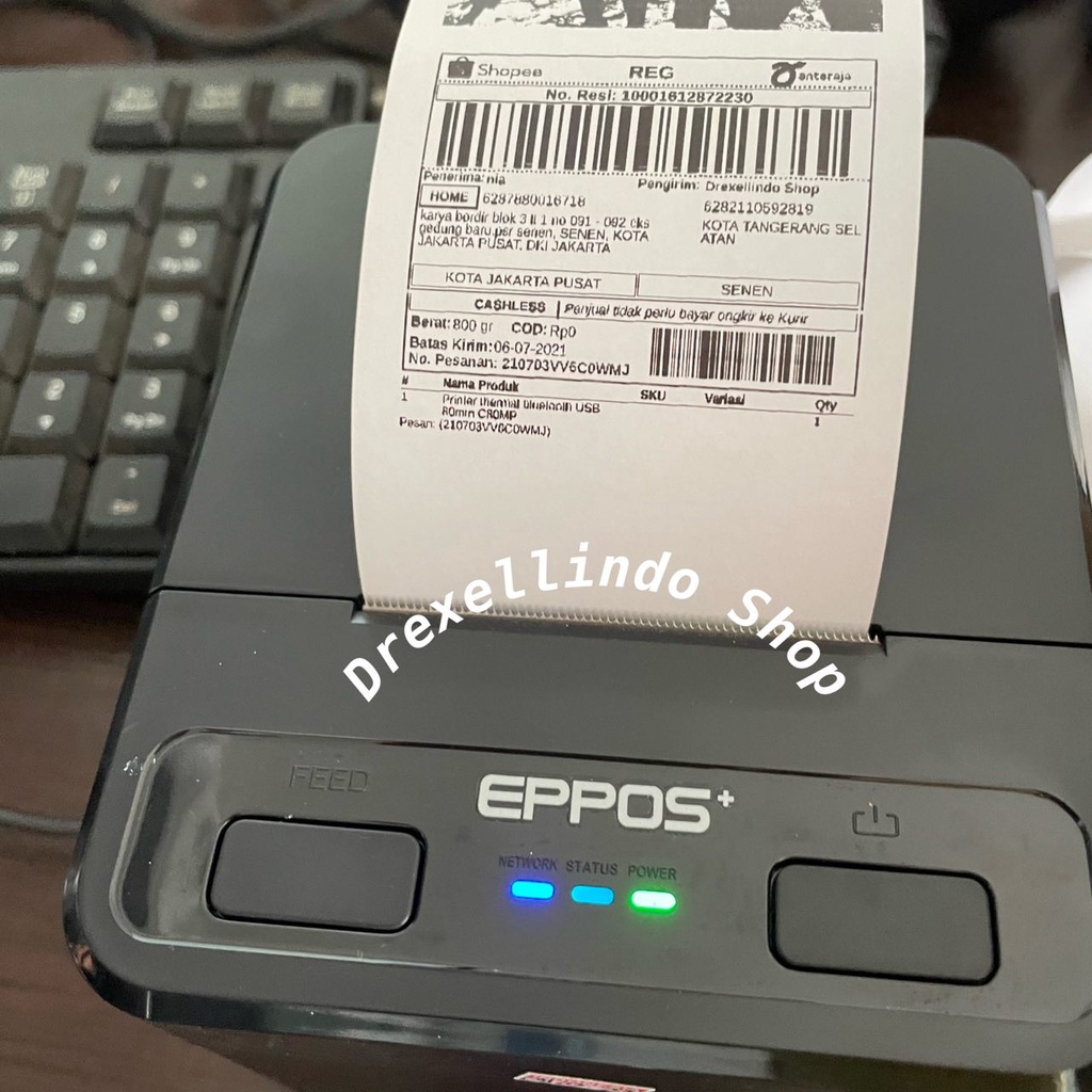 Printer Bluetooth USB EPPOS PLUS 58mm POS58L