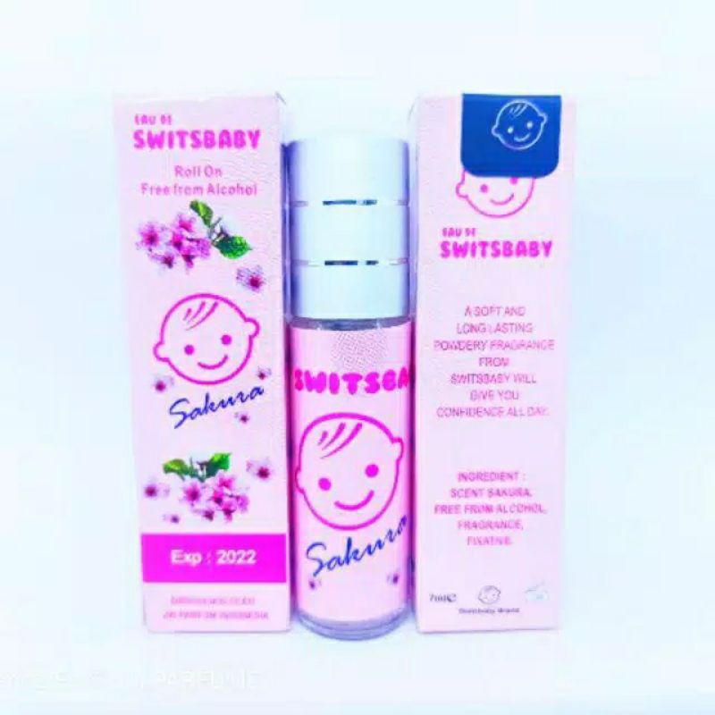 Parfum Switsbaby Roll On 6 ml Aroma Sakura