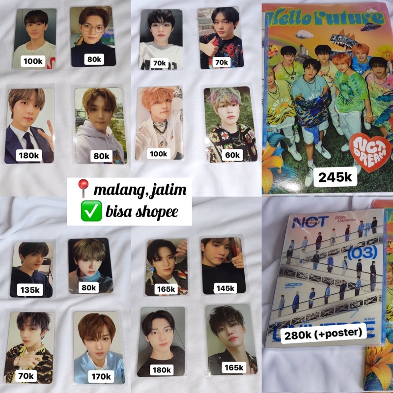 Taeyong Haechan Jeno Jaemin Renjun Chenle Jisung yzy daytime cawall rollin keyring hs owhat fcmm chr