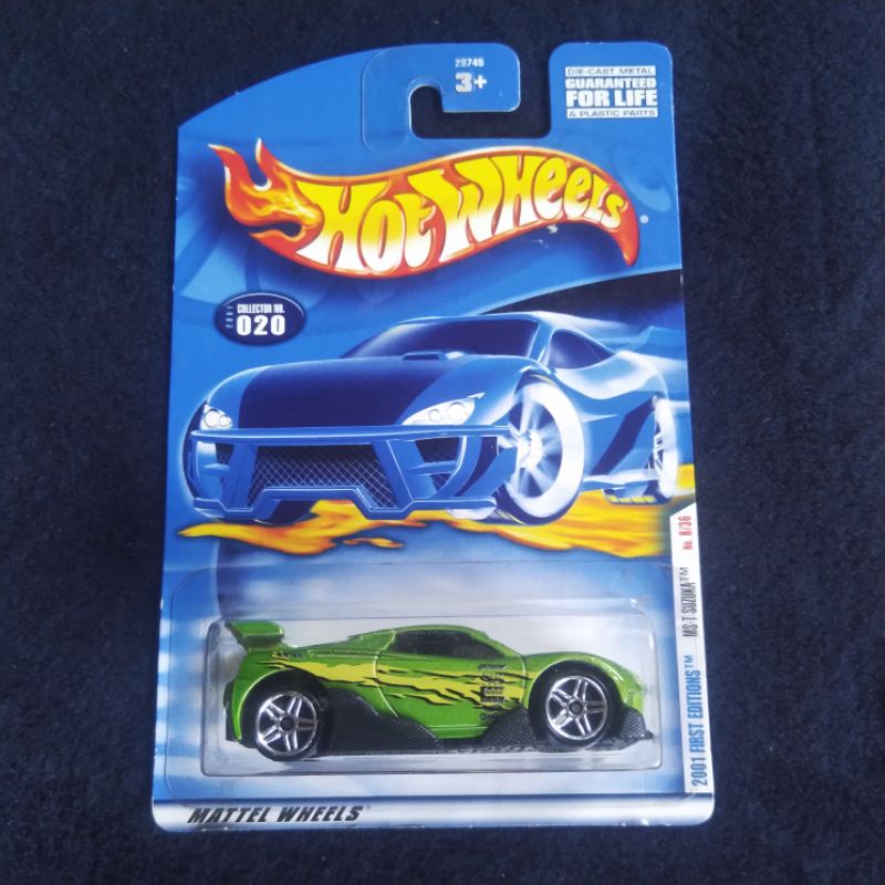 Diecast Hot Wheels Hotwheels HW 2001 First Editions MS T Suzuka Hijau