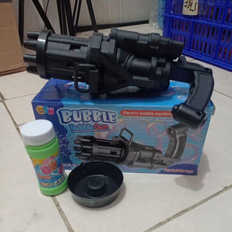 MAINAN ANAK PISTOL GELEMBUNG PISTOL BUBBLE GUN SH-675