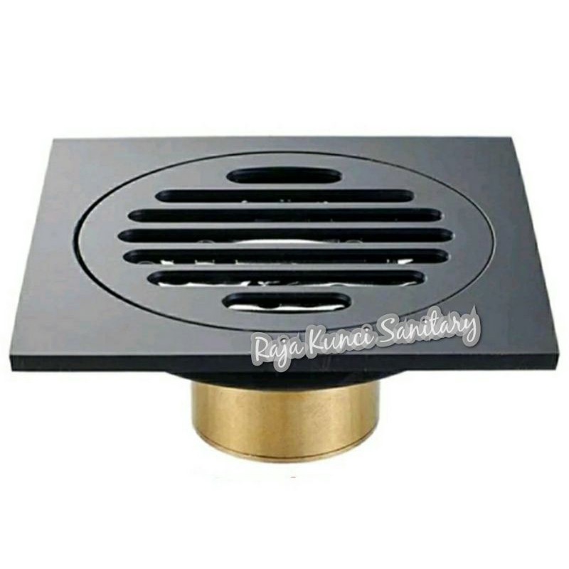 Smart Floor Drain Hitam/Saringan Got Kamar Mandi Stainless Hitam/Black