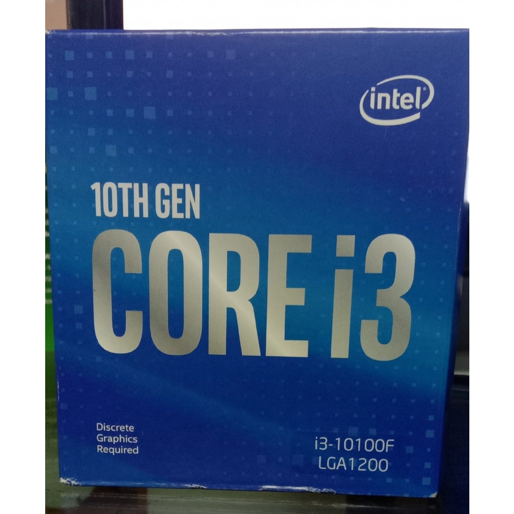 Intel Core I3-10100F Box LGA1200