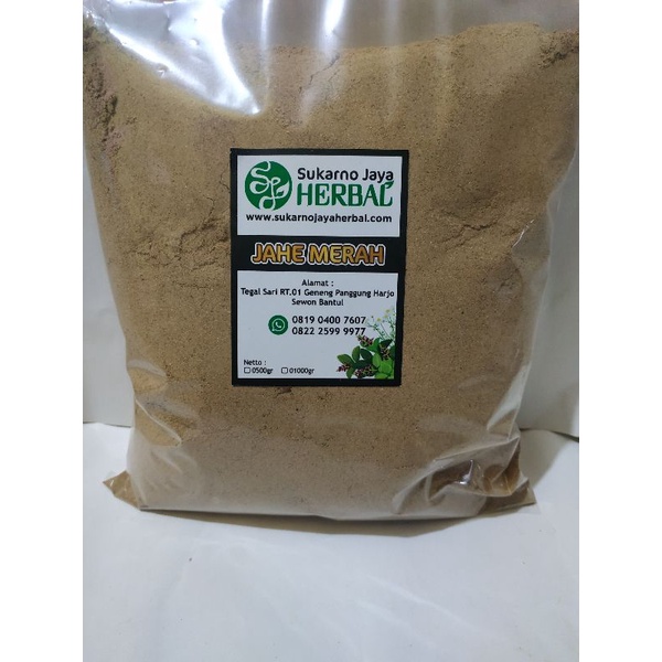

JAHE MERAH BUBUK 500GRAM
