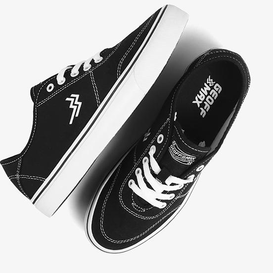 Harga Bersahabat.. Geoff Max Official - Dizzy Black White | Sepatu Pria | Sneakers Pria