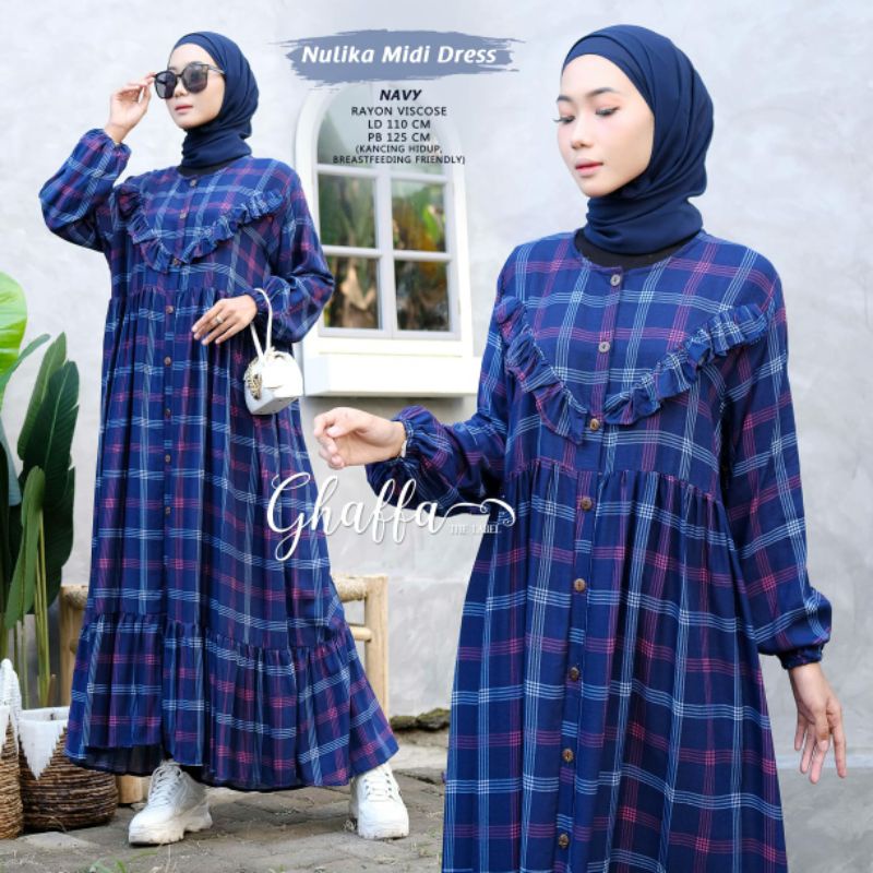 Nulika Midi Dress by Ghaffa The Label