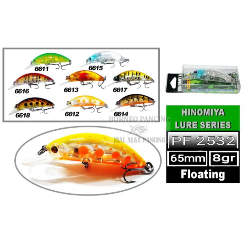 Umpan Minnow Hinomiya PF 2531 & PF 2532