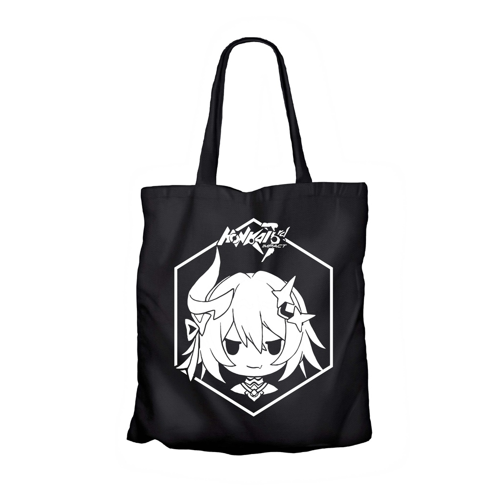 Tote bag japan game ROZALIYA OLENYEVA CHIBI - HONKAI IMPACT material canvas