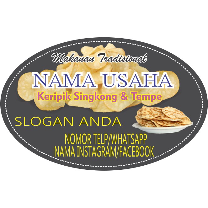 

Sticker Label Produk usaha
