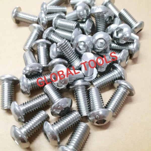 Sale Hot  button L ss m8 x 15 button head stainless 304 baut payung L 8 x 15 THE Tools global