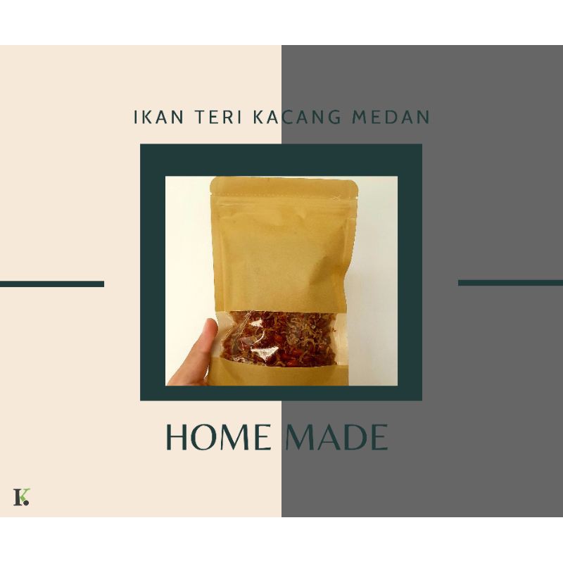 

Ikan teri kacang medan (home made)