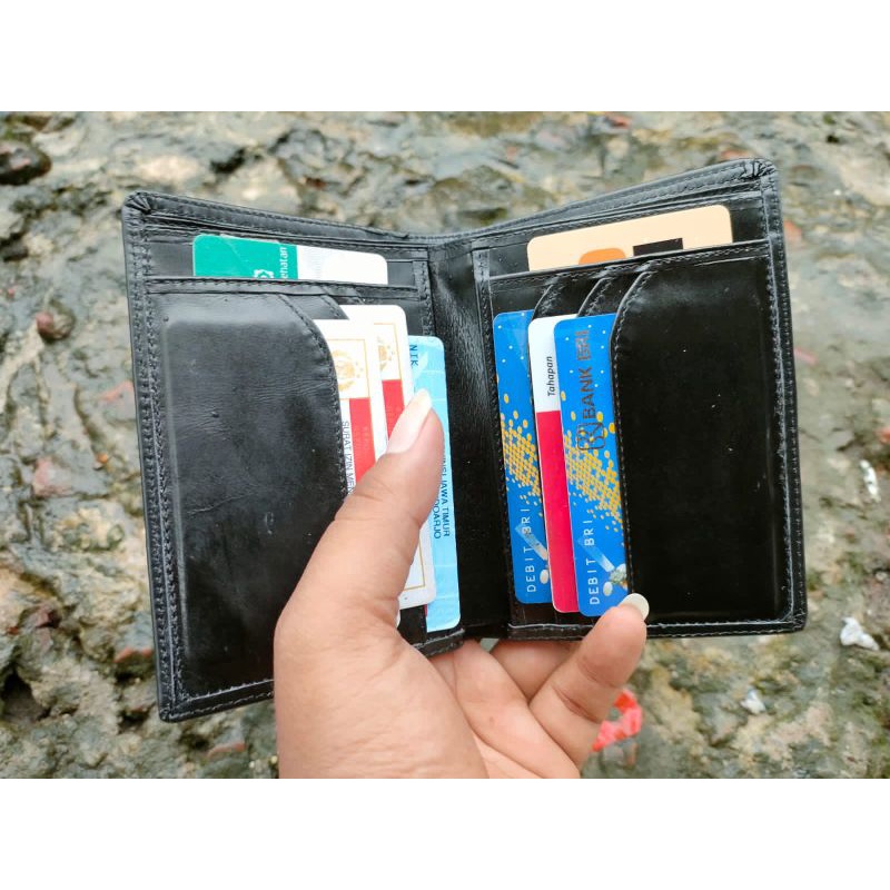 Dompet Kulit Pria Wr Multipurpose Kulit Sapi Asli