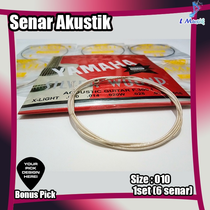 SENAR GITAR AKUSTIK SILVER WOUND(LOKAL PREMIUM) - FENDER ORIGINAL SILVER WOUND ACOUSTIC GUITAR STRINGS