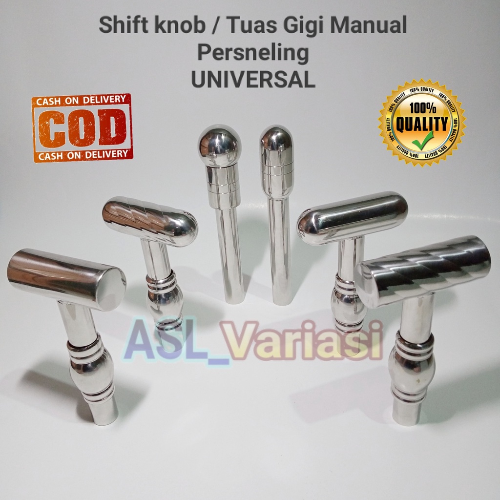 COD - Shift knob universal / Knop Persneling mobil manual / Tuas gigi kopling / Tuas perseneling tru