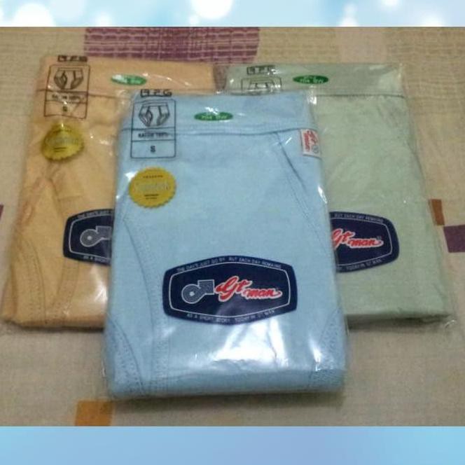 {TOKO ID ✓✓✓727#608} CD / Celana Dalam / Pakaian Dalam Pria Dewasa Katun GT Man RPG 704 BW -  COD B