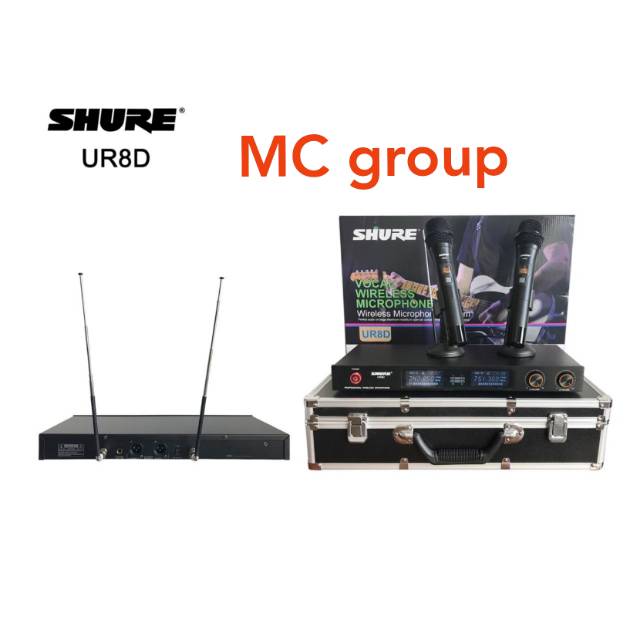 MIC WIRELESS SHURE  UR 8 D UHF