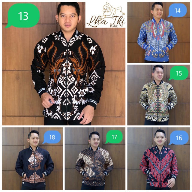 JAKET BOMBER BATIK TERKEREN TERBARU TERMURAH