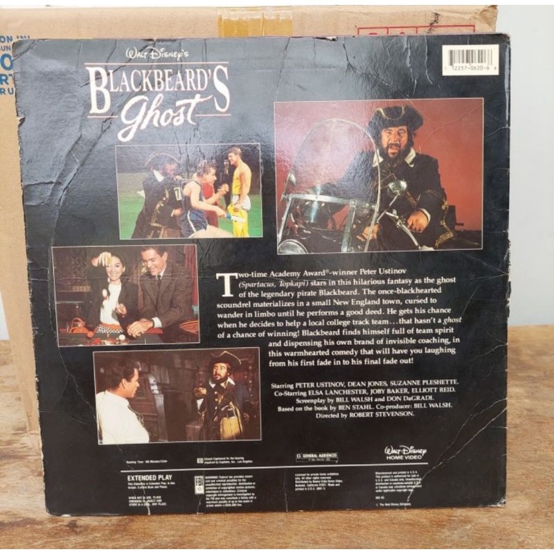 Kaset Laser disc Blackbeard's ghost