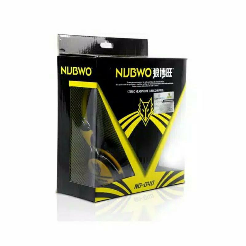 Headset Gaming 040 Nubwo + Spliter