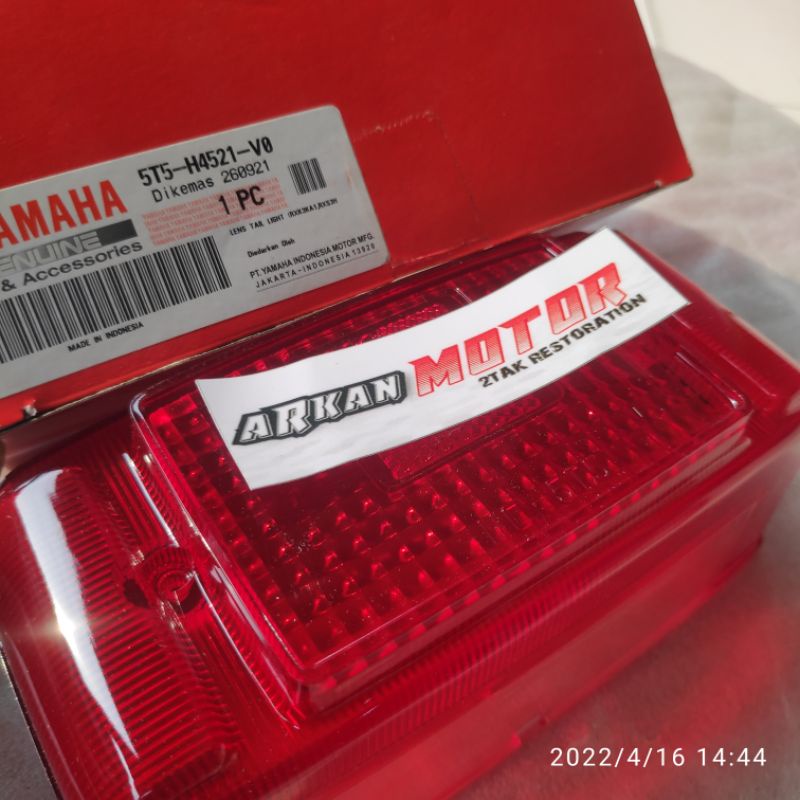 MIKA LAMPU STOPLAMP BELAKANG RXKING RX-KING RX KING MERAH TERANG 5T5 ORIGINAL