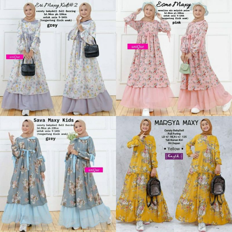 SAVA MAXY KIDS / ERI MAXY KIDS / ESME MAXY KIDS ANNISA SYARI KIDS MARSYA MAXY KIDS