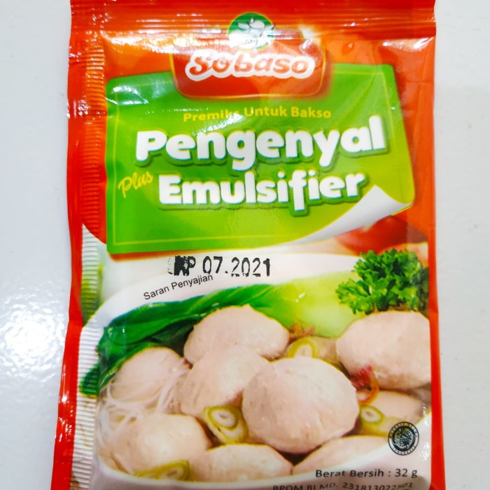 

SALE Pengenyal Plus Emulsifier SOBASO 32gr