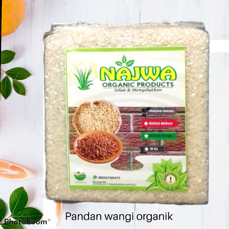 Jual Beras Organik Pandan Wangi Kemasan Vakum1kg Shopee Indonesia