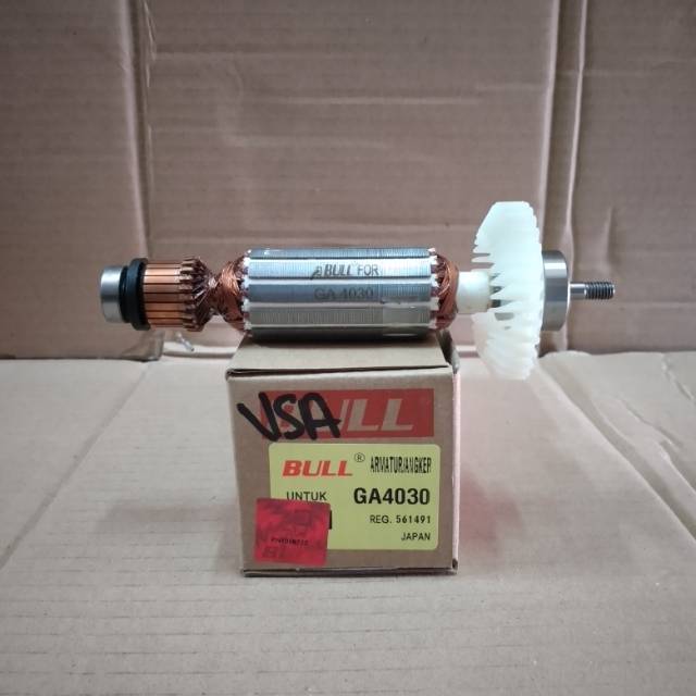 BULL GA4030 ARMATURE ANGKER UNTUK MESIN GRENDA GURINDA MAKITA TIPE GA 4030