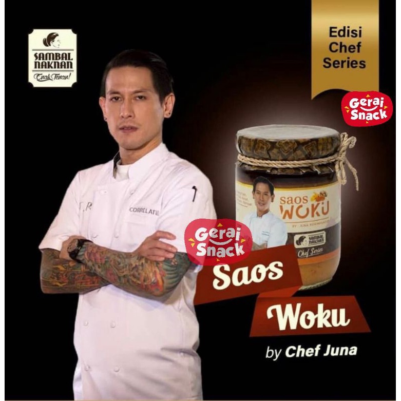 Chef Series Sambal Naknan Saos Woku By Chef Juna Enak Tenan 230g