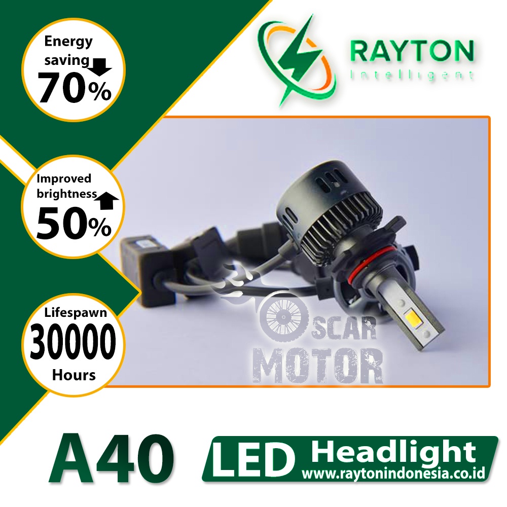 LAMPU UTAMA MOBIL DEPAN SET RAYTON RTD H4 H11 ALUMINIUM HID TEMBAK NEW motor