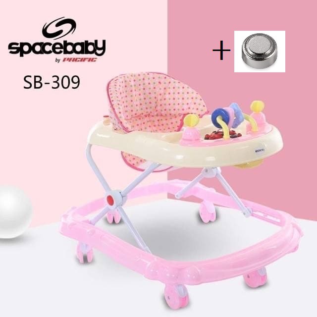 SPACE BABY Baby Walker SB 309 Music Mainan Puzzle SPACEBABY [ * FREE PACKING DUS ALAS ]