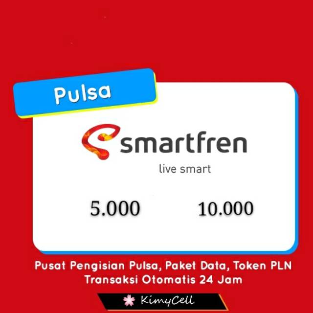 Terlaris  Isi Pulsa Smartfren 10rb Murah  | pulsa 5k 10k 20k 25k